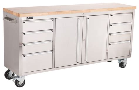 stainless steel rolling kitchen cabinet|heavy duty rolling garage cabinet.